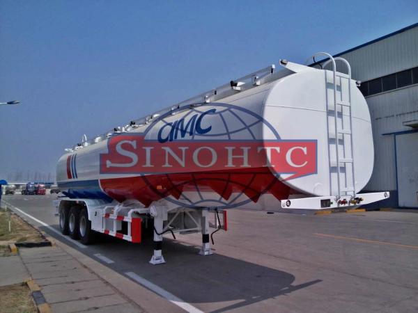 50m3 Diesel Tank Semi Trailer Fitted Vapor Recovery 5 / More Compartment