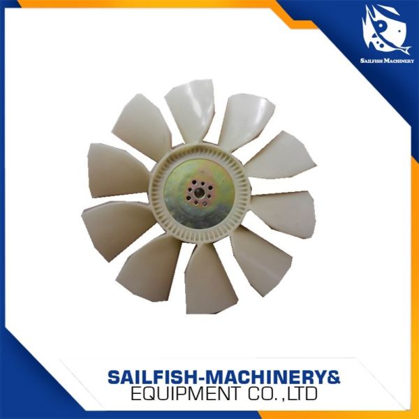 PLASTIC R130-5 BLADE FAN FOR  HYUNDAI EXCAVATOR