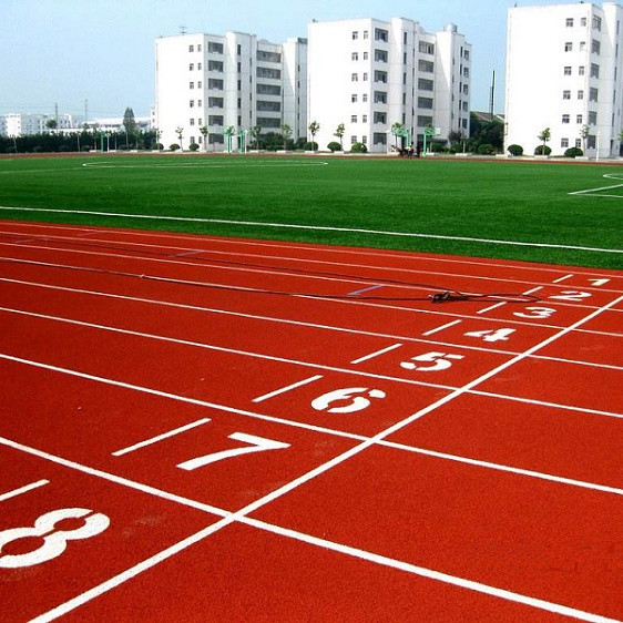 Sandwich System Eco Sports Flooring Synthetic Rubber Running Track