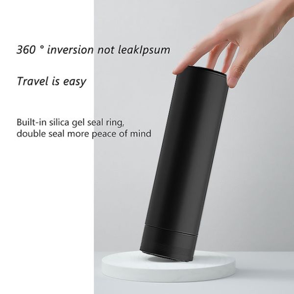 Recycled Insulated Portable Water Bottle with Reminder to Drink Water WITH TEA INFUSER