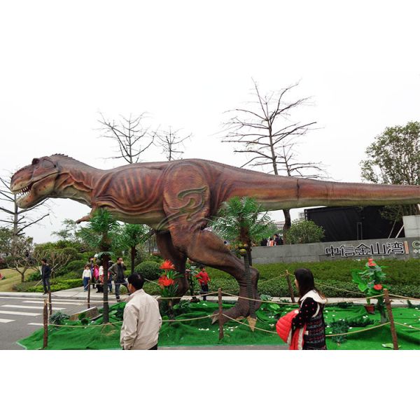 Realistic waterproof Tyrannosaurus Animatronic Dinosaur For Exhibition