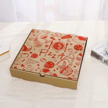 Food Grade Takeout Package Pizza Box with OEM Manufacture and Custom Design Advantage