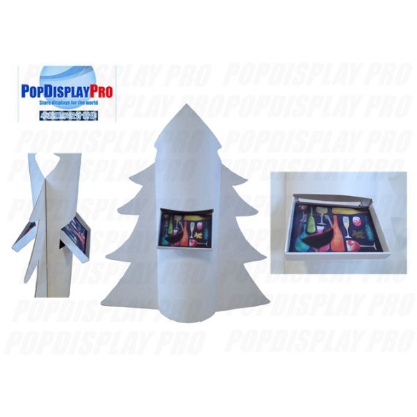 Christmas Tree Shaped Auto Pop Up Merchandising Shelf