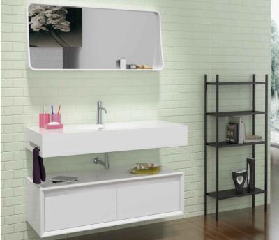 Wall Hung  Bathroom Furniture Cabinet White Corner Bathroom Sink