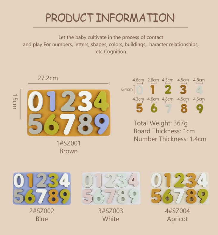 Rompecabezas bajo al por mayor BPA Eco libre del número del silicón de MOQ amistoso para la educación de los niños