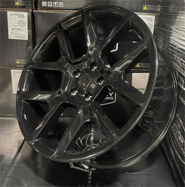 Fits 24 RAM Limited Gloss Black All Season Tires Wheels Rims For 1500 5x139.7