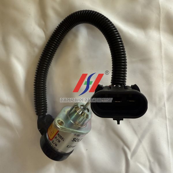 1J710-60011 12V Fuel Shut Off Solenoid For Kubota Engine | Diesel Stop Solenoid