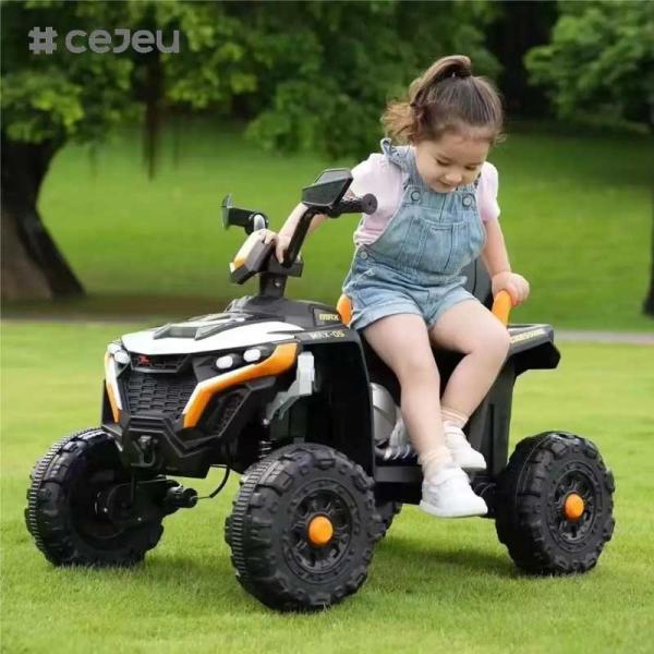 CJ-BDL-5189New Electric Four-wheel Ride-on Car 12Volt 4X4 ATV Beach Tot Car Cheap Plastic Battery-Powered Electric