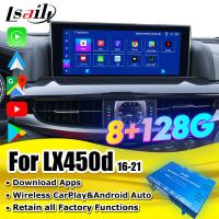 Lsailt Android CarPlay Interface pour Lexus LX LX570 LX460D 2013-2021 Prise en charge de YouTube, NetFlix, écran de repos de tête