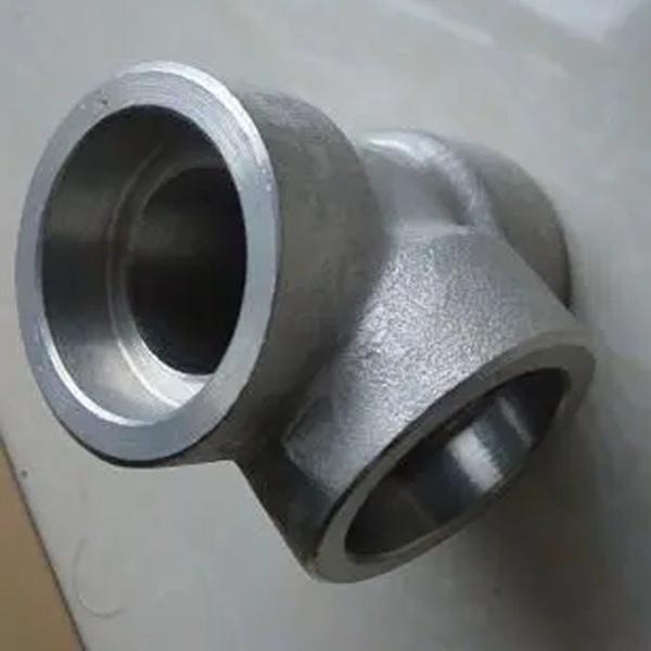 SS304L SS316L Stainless Steel Socket Pipe Fittings Tee 3000LB 6000LB
