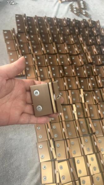 Bathroom Stainless Steel Extrusion Profiles Water Proof Black Shower Glass Frame