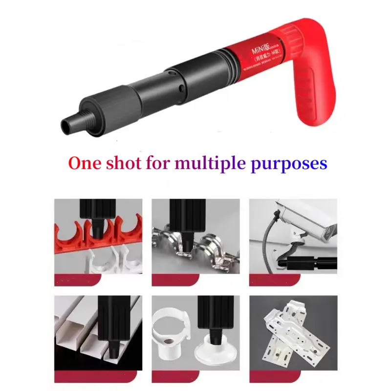 Mini Ceiling Nail Gun for Concrete and Steel Customized Support OEM 330mm 13