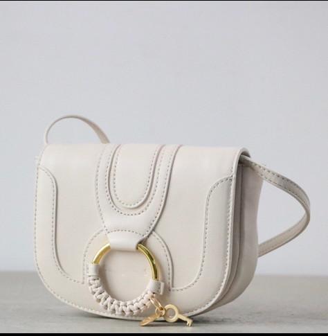 Hasp Womens Mini Cross Body Bag 15cm Small Leather Satchel Purse