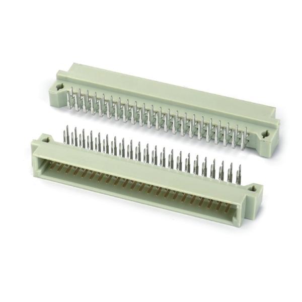 DIN 41612 Connector 2 Row 10 Pin Female Pins Straight Through Hole 2x5 Pitch 2.54mm DIP