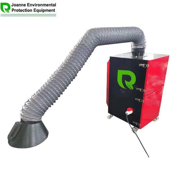 400 VAC 3 PHASE Industrial Welding Fume Extractor Portable Welding Air Extractor Multiple Layers Filter