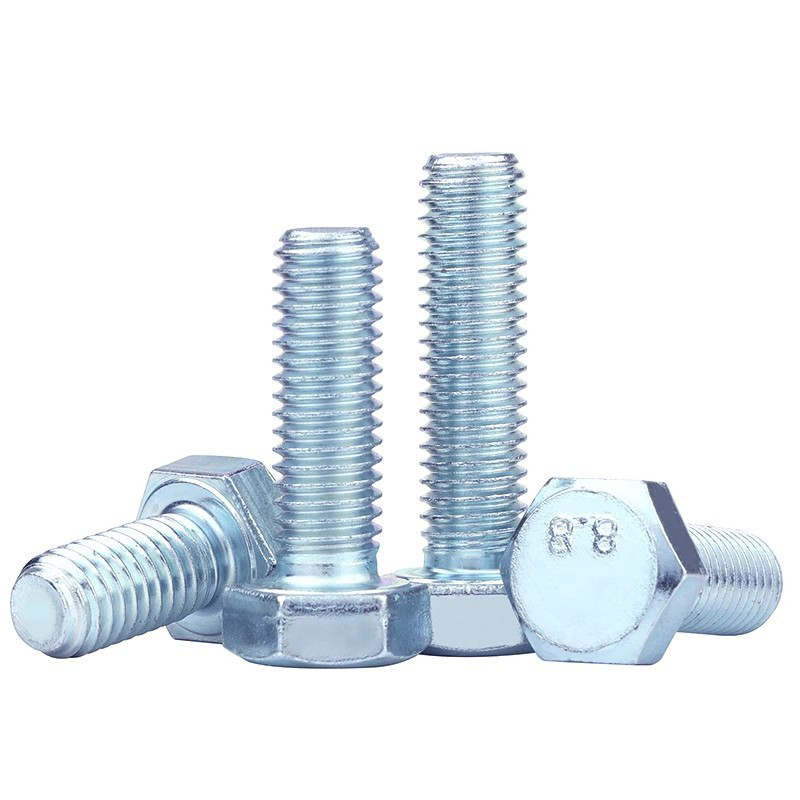 ISO Hex Stainless Steel Hex Head Bolts 10.9 M8 M10 M12 M14 Zinc Plated Fastener