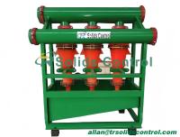 TRCS250-3S Desander haute performance pour le contrôle des solides de boue de forage
