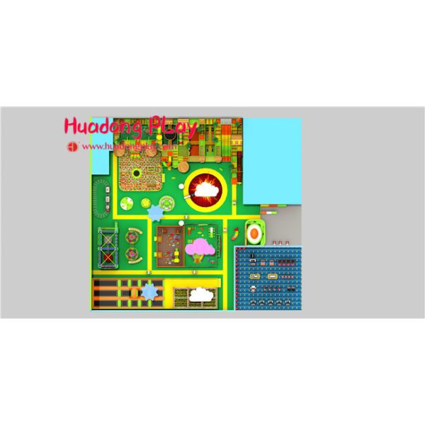 Commercial Wooden Soft Indoor Play Equipment For Toddlers Anti Skid Highly Reliable