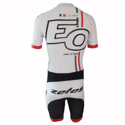 Short Sleeve Ice Speed Skating Skin Suits Breathable For Adults And Youth
