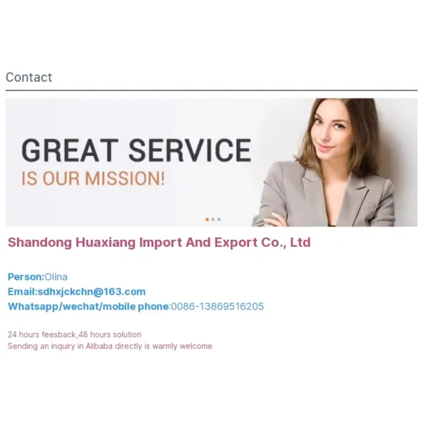 Shandong Huaxiang SS Sheet Stainless Steel 304 316L Plates Metal Sheet Products Materials