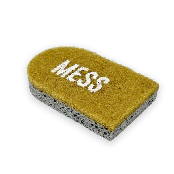 Dual Layer Wood Pulp Sponge Scouring Pad Reusable Eco Washing Up Sponge