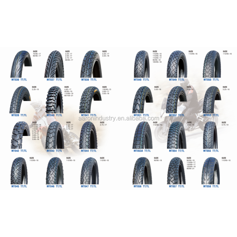 6pr/8pr Ply Rating OEM Acceptable Motorcycle Tire and Tube for Riding Experience