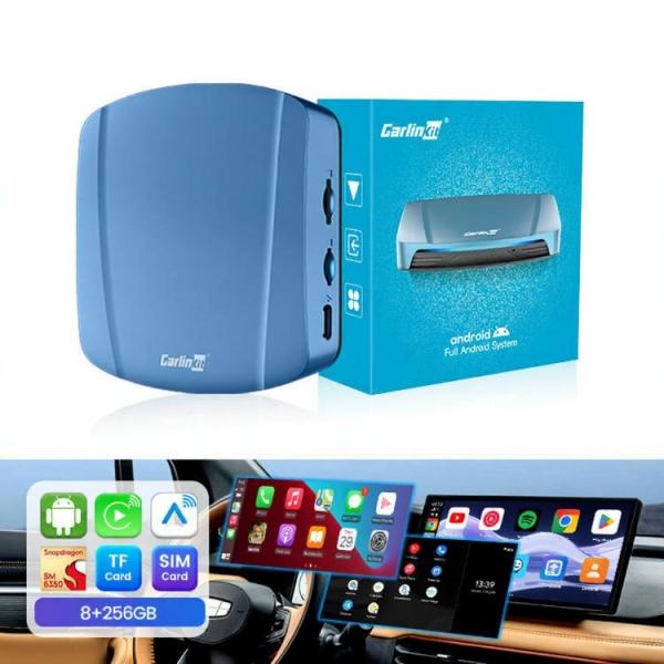 Adaptador automático de Android inalámbrico 8GB RAM 256GB ROM Qualcomm SM6350