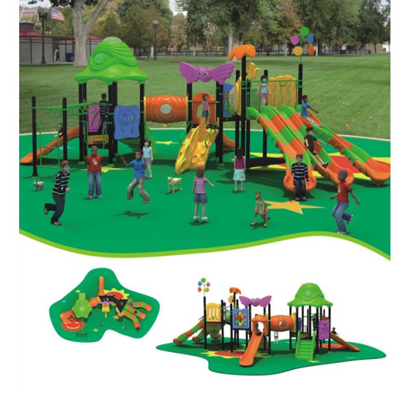 Kids Outdoor Playground Equipment For Amusement Park 1220 x 780 x 460