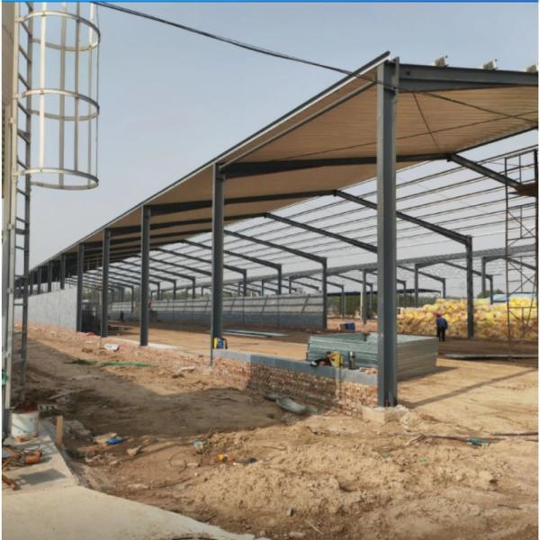 Prefabricated Galvanized Steel Structure Farm House With Large Span