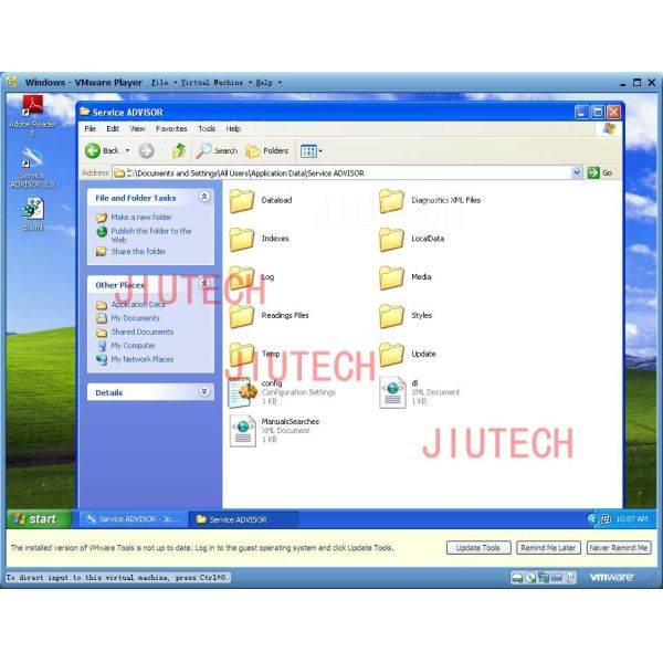 CF de diagnóstico del consejero 2,8 del servicio de John Deere del analizador del camión resistente