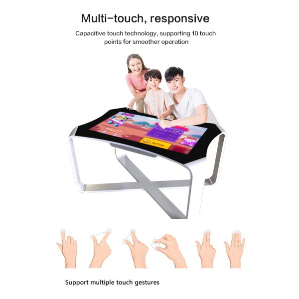 55 inch advertising player interactive large touch screen table for meeting room advertising display video player