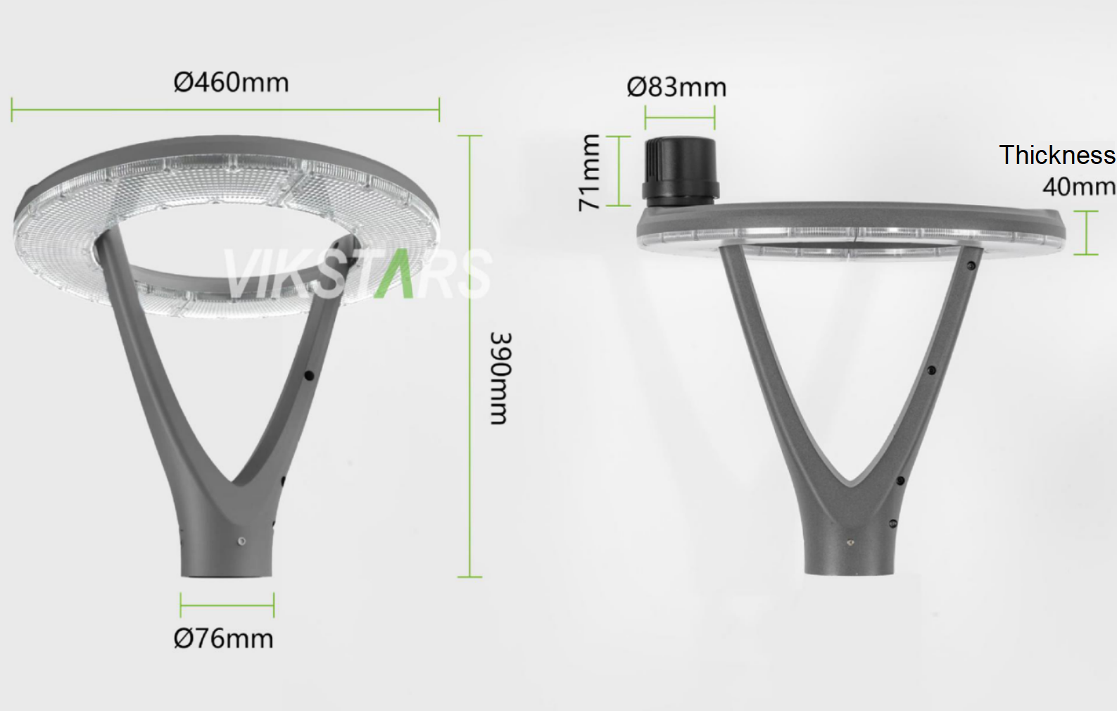 100W New Garden Lights 2 Years Warranty 100lm/w Cheap Price For Wholesale