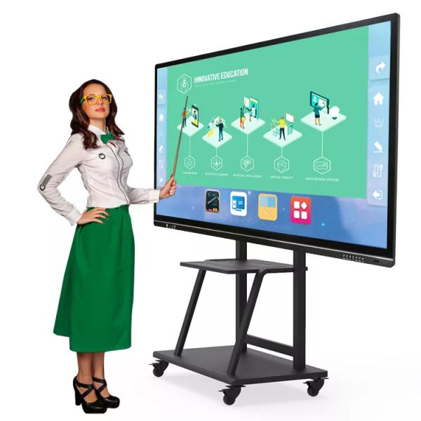 Digital Interactive 4K 85inch LCD Smart Board Multi Touch Screen