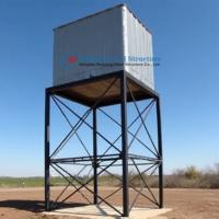 Pressed Steel Water Tank Tower With 8m High Steel Tower Water Tank Holder