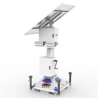 Tour solaire mobile avec système de caméra de sécurité et lumière LED pour éclairage de rue