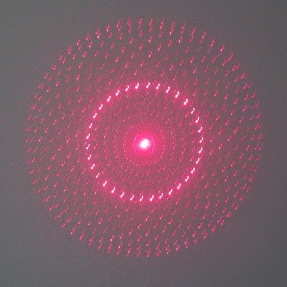 100mw Adjustable Focus Red DOE Laser Module Nebula Pattern