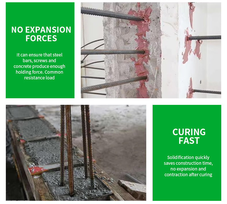Grade-A Modified Epoxy Injection Anchoring Adhesive Two-Component Rebar Injection Glue for Concrete Rebar Fixing
