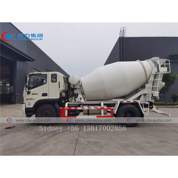 Camión del mezclador de cemento de Foton Rowor 4х2 5.5cbm con el tanque de acero Q345