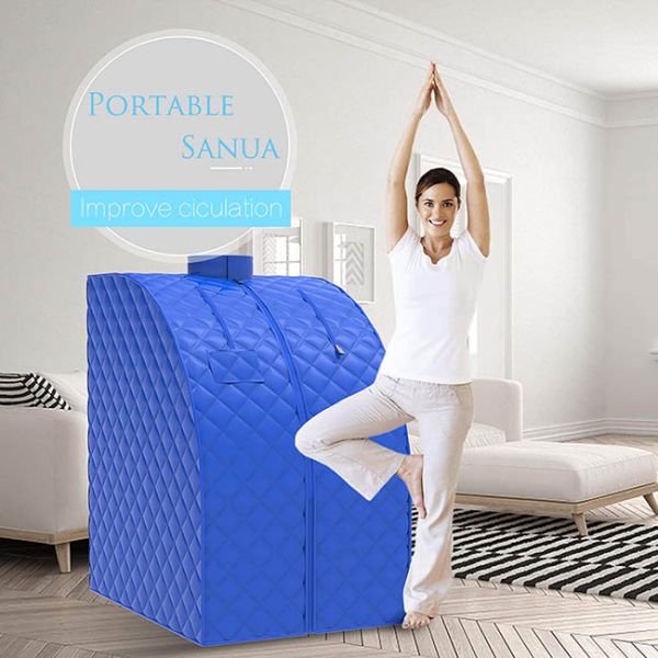 1050W Folding Smartmak Portable Steam Sauna With Foot Massage