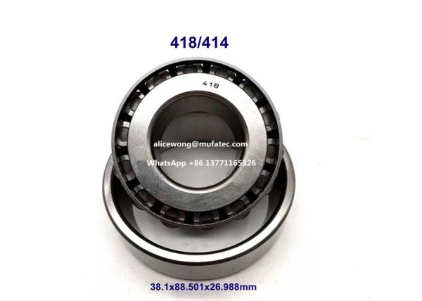 4T-418/414 418/414 automotive differential bearings tapered roller bearings 38.1x88.501x26.988mm