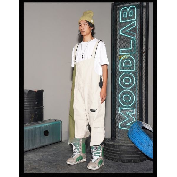 Comfortable Fabric Fully Taped Contrasting Cargo Crash Overalls with Material Technology