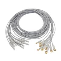 TPU durable Autres accessoires de moniteur de patient, électrode EEG coupe plaquée en or