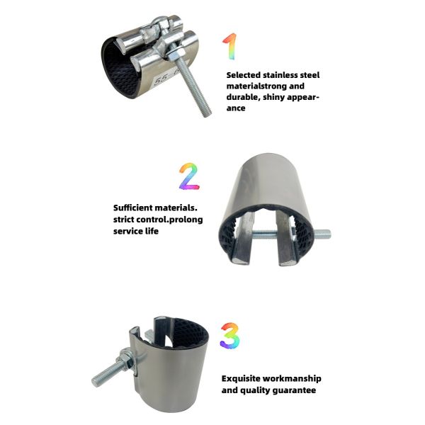 Сцепление с прямыми нитями из нержавеющей стали для труб малого диаметра