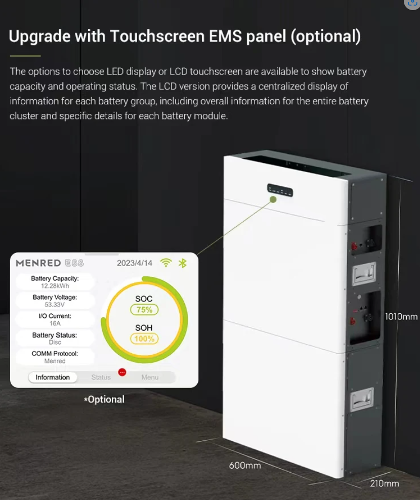 ESS Складируемая батарея HV 10кВ 20кВ Энергохранилище Батарейный пакет Модульные солнечные батареи Встроенный умный BMS