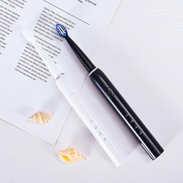 Electric Sonic Black Toothbrush , 3 Modes Ipx7 Waterproof Toothbrush