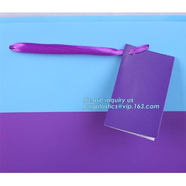 Fancy Design Black Paper Bag For Packaging, Luxury Custom Paper Carrier Bag, Gloss Laminated Luxury