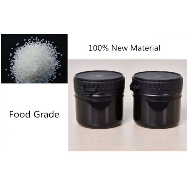 300ml 10oz HDPE Plastic Jar for Household Cooking Sauce Powder Storage Screw and Pop Cap