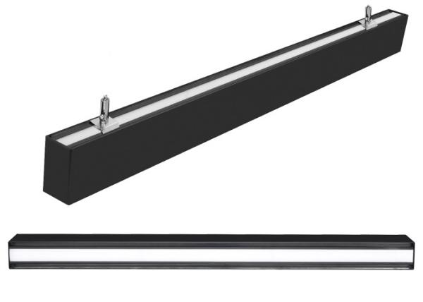 White Black Aluminium Profile Strip Light SMD3030 2835 75 Watt IP20