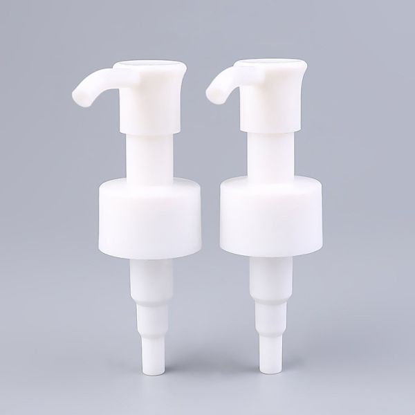 White Clip Lock Lotion Dispenser Pump 24 / 410 Plastic Shampoo Screw Remover For Bottles