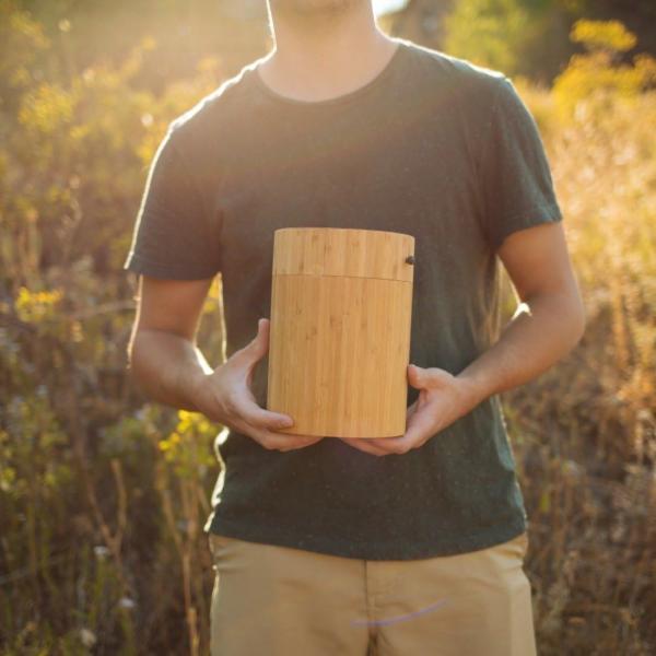Water Sea Urn: Biodegradable Urn For Water Burial, Burial At Sea Eco Burial: Biodegradable Urn, Burial Urn, Bamboo Urn